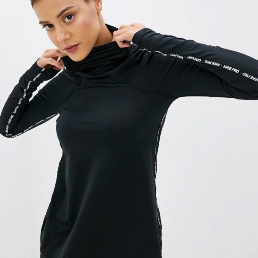Nike Black Long Sleeve Performance Top